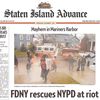 FDNY Uses Water Cannons Against Rioting Staten Island Teens